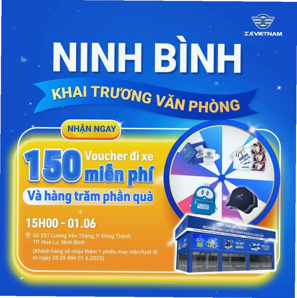 Chương trình khuyến mãi voucher đi xe miễn phí của Nhà xe Việt Nam