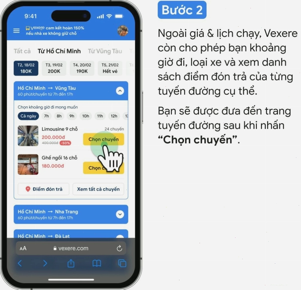 Đánh giá của hành khách về nhà xe Tín Nghĩa