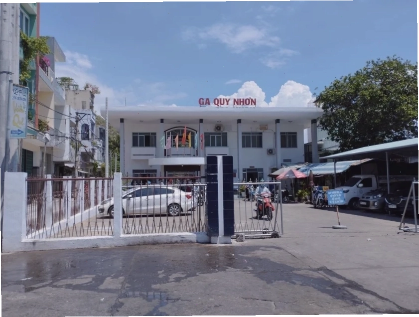 Khu vực chờ tại ga Quy Nhơn
