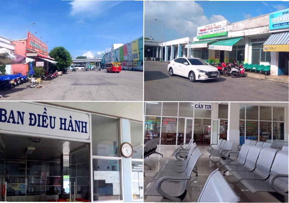 Khu vực dịch vụ bên trong Bến xe Rạch Giá
