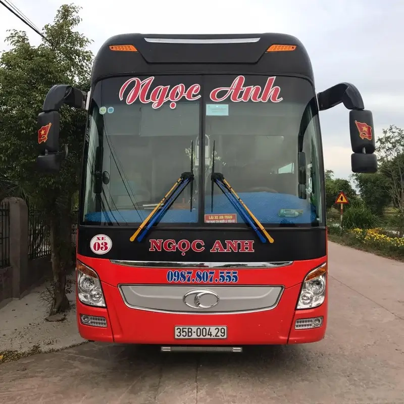 Lịch trình di chuyển nhà xe Ngọc Ánh