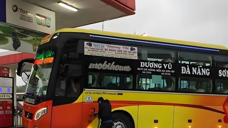 Loại xe nhà xe Dương Vũ hiện đại chạy êm