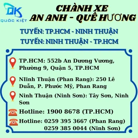 Nhà xe An Anh An Dương Vương: Thông tin chi tiết, lịch trình và đánh giá