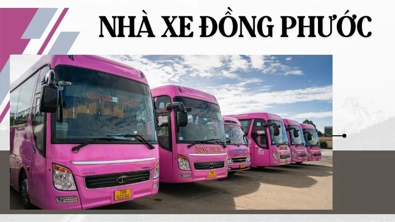 Nhà xe Đồng Phước - Đặt vé xe Sài Gòn Tây Ninh uy tín
