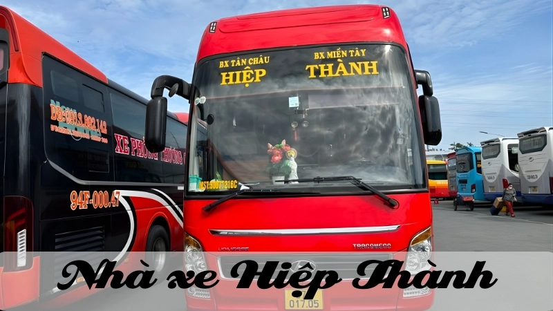 Nhà xe Hiệp Thành - Lịch trình, giá vé Sài Gòn An Giang