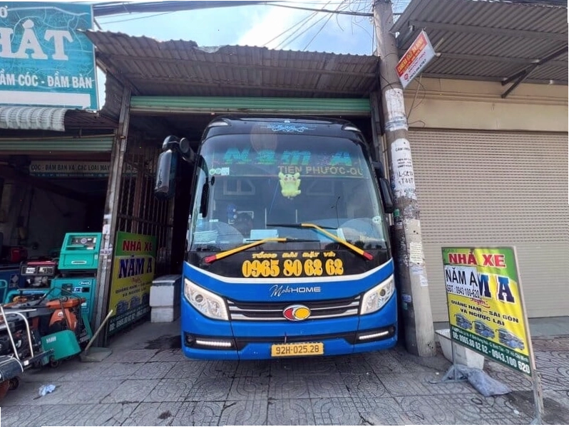 Nhà xe Năm A Tiên Phước Quế Sơn Quảng Nam Sài Gòn TPHCM