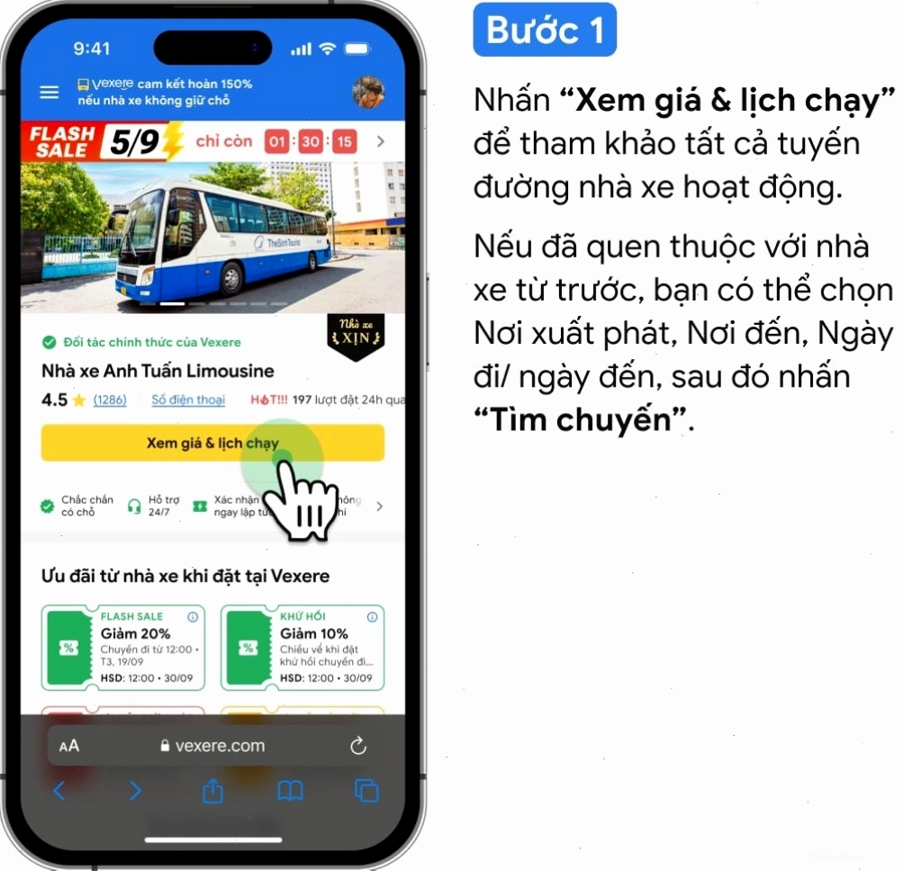 Nhà xe Xuân Huy cung cấp dịch vụ vận tải chất lượng cao