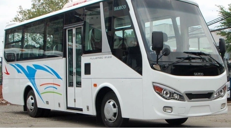 Nội thất xe 29 chỗ Hyundai Tracomeco Global K29W