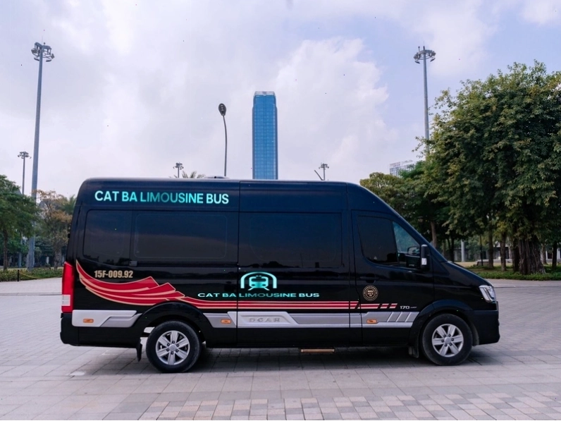 Nội thất xe Cát Bà Express