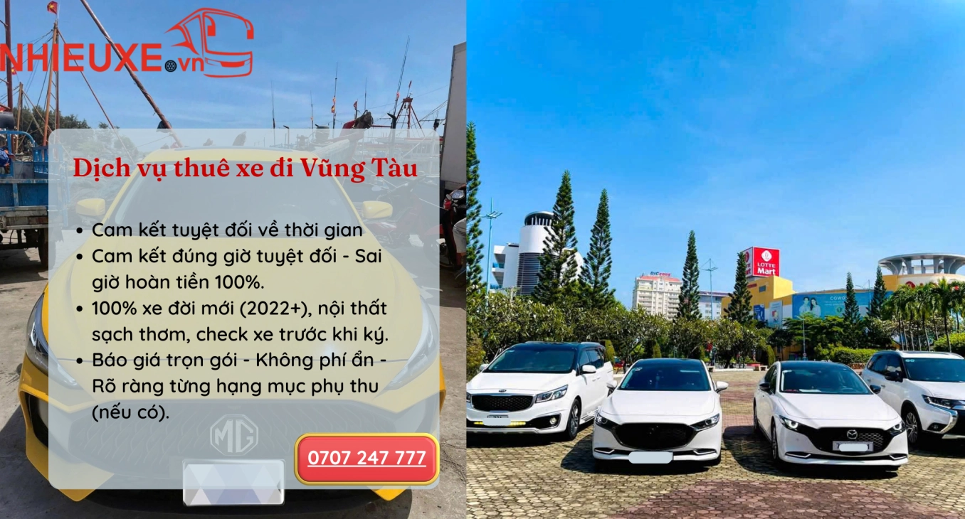 Thuê xe Vũng Tàu đi Sài Gòn: Cẩm nang chi tiết 2026