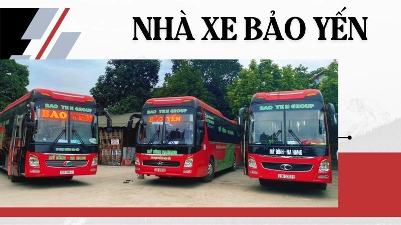 Tổng đài nhà xe Bảo Yến - SĐT, giá vé Hà Nội đi Tuyên Quang