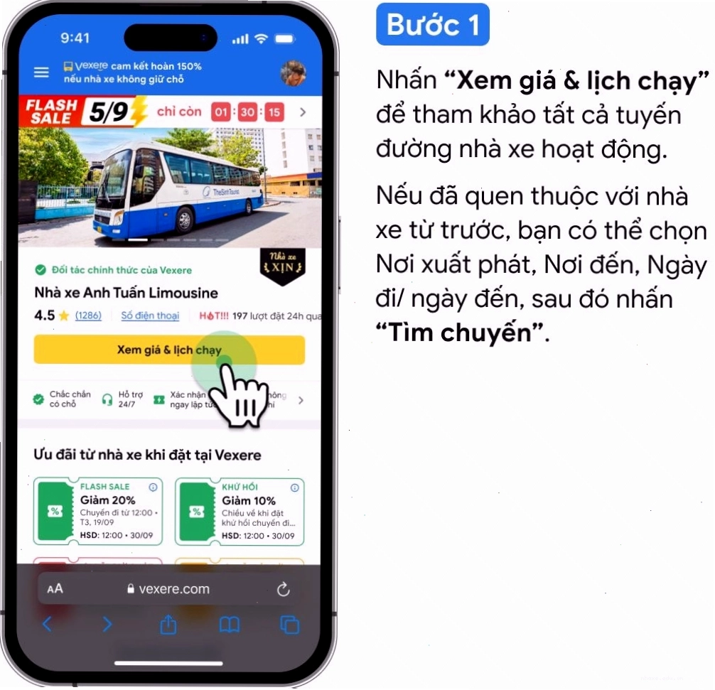 Trải nghiệm dịch vụ xe khách TNT tuyến Bắc Nam