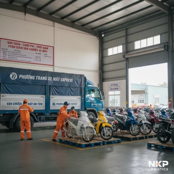 Vận chuyển xe máy bằng xe khách Phương Trang: Hướng dẫn chi tiết A-Z