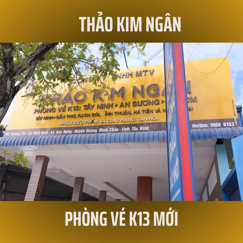Văn phòng Nhà xe Thảo Kim Ngân phục vụ chu đáo