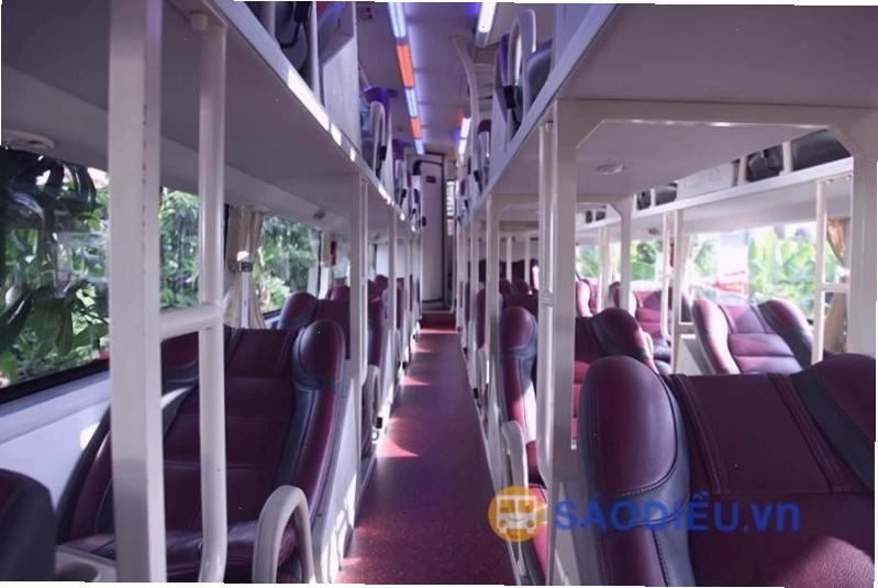 Xe giường nằm VIP của hãng Sao Việt đi Sapa với nội thất cao cấp
