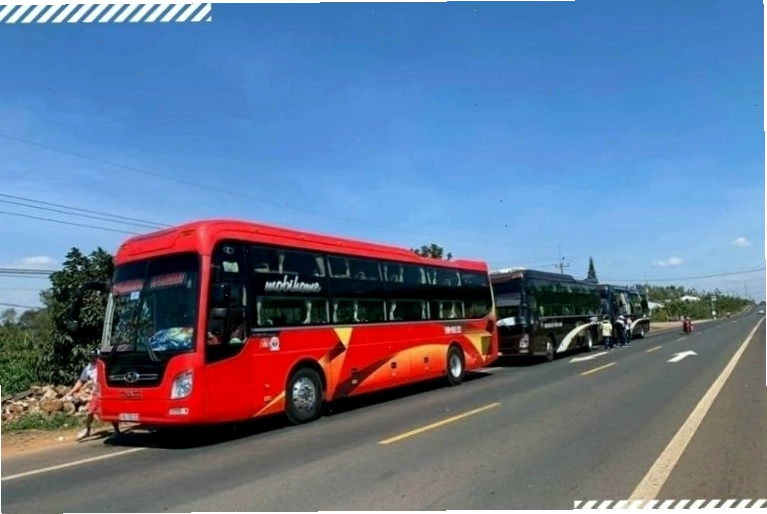 Xe khách Quang Đông phục vụ nhiều tuyến đường
