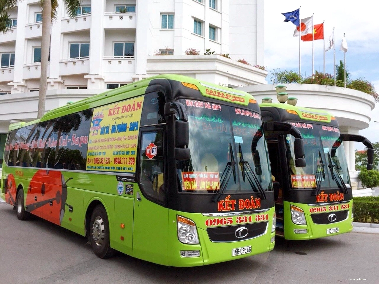 Xe khách từ Nội Bài đi Sa Pa với nội thất tiện nghi